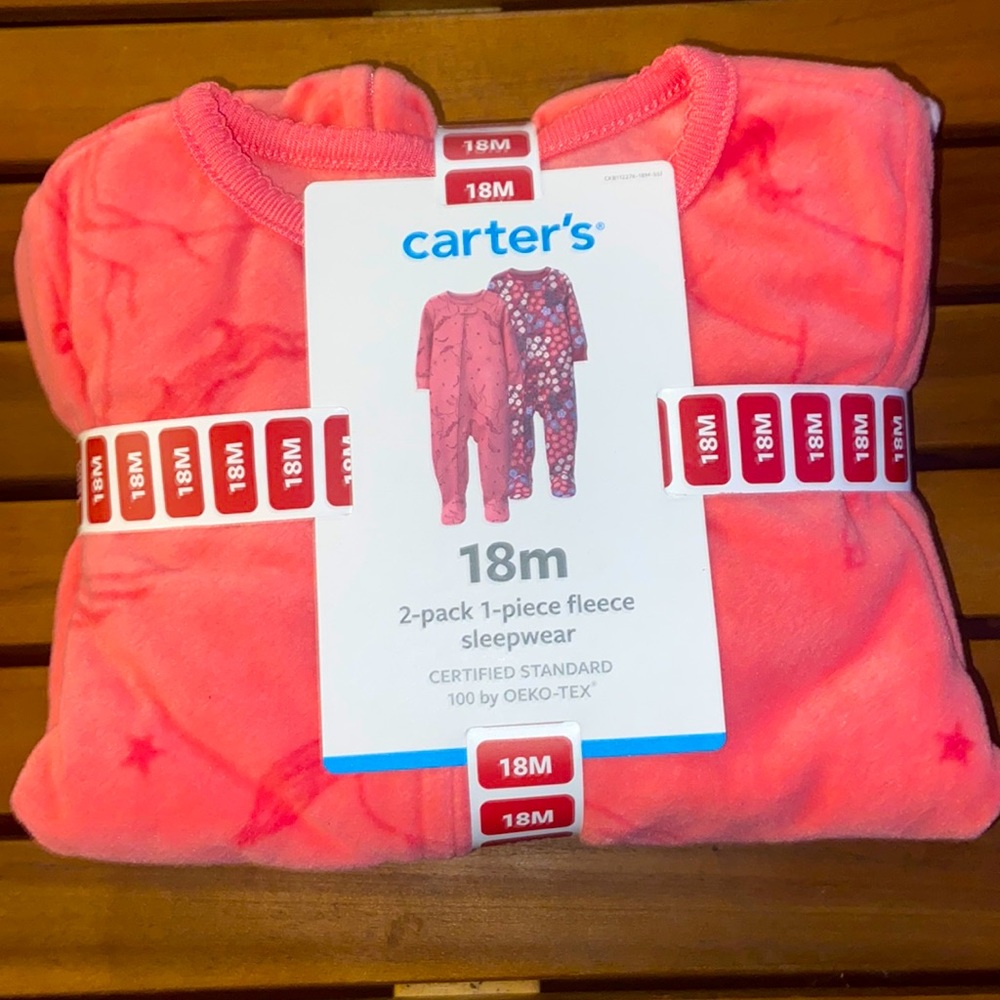 Carter’s 2-pack 1-piece sleepwear